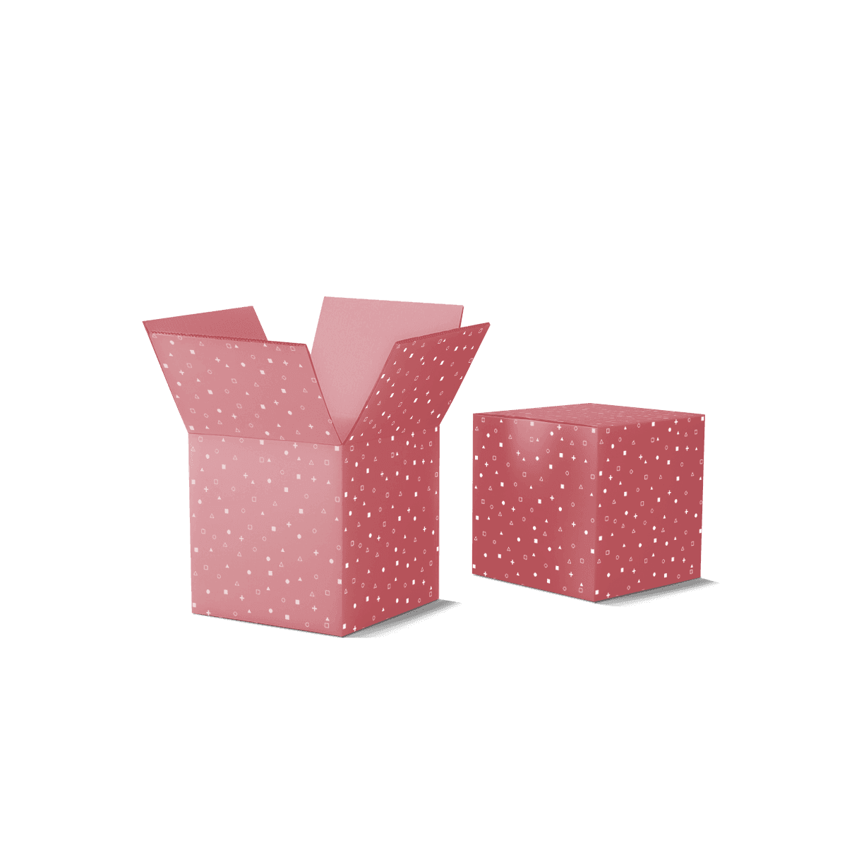 Custom full overlap boxes with extended flaps covering the top and base for stronger protection during transit.