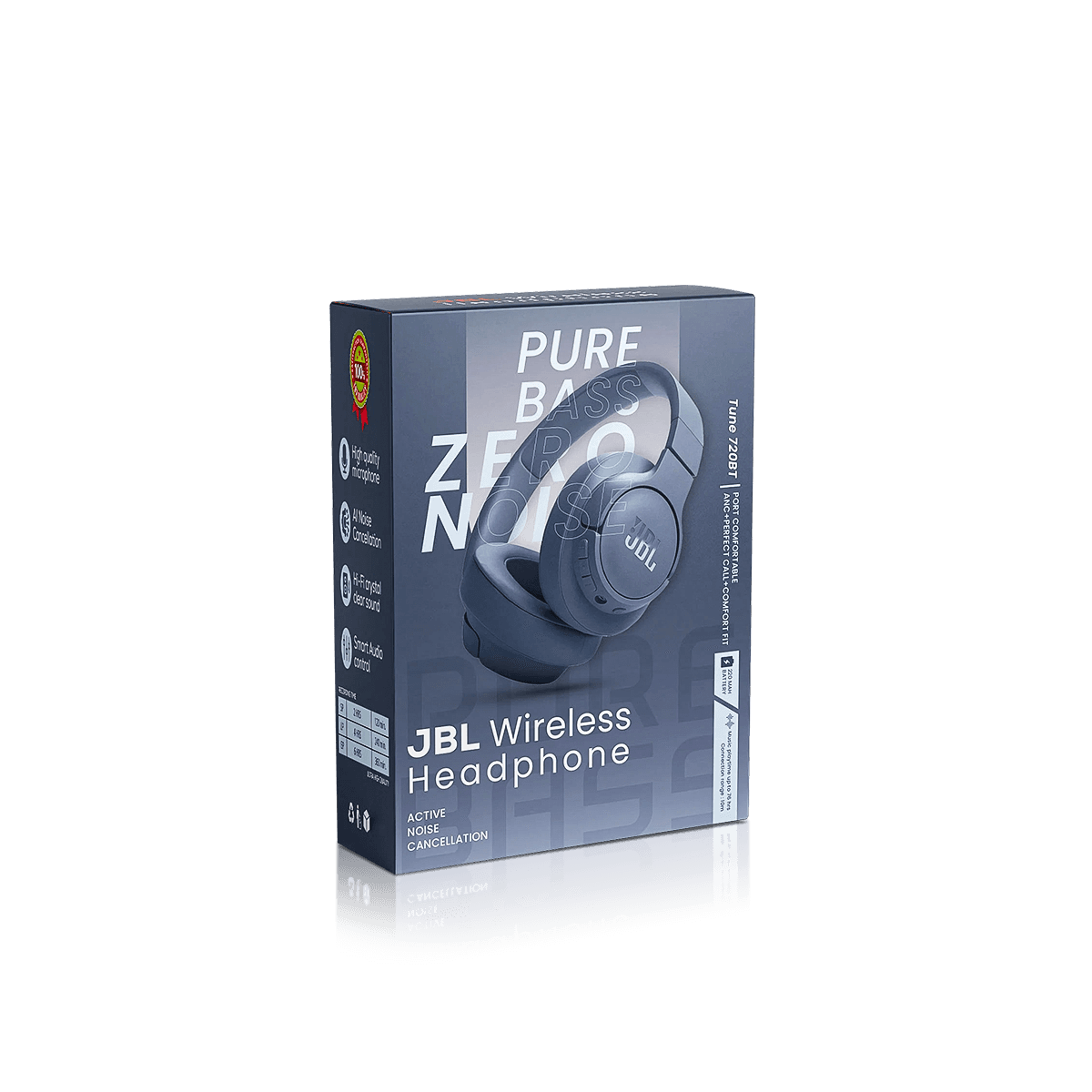 Custom headphone boxes with protective fitted inserts holding headphones securely for retail display and branded unboxing.