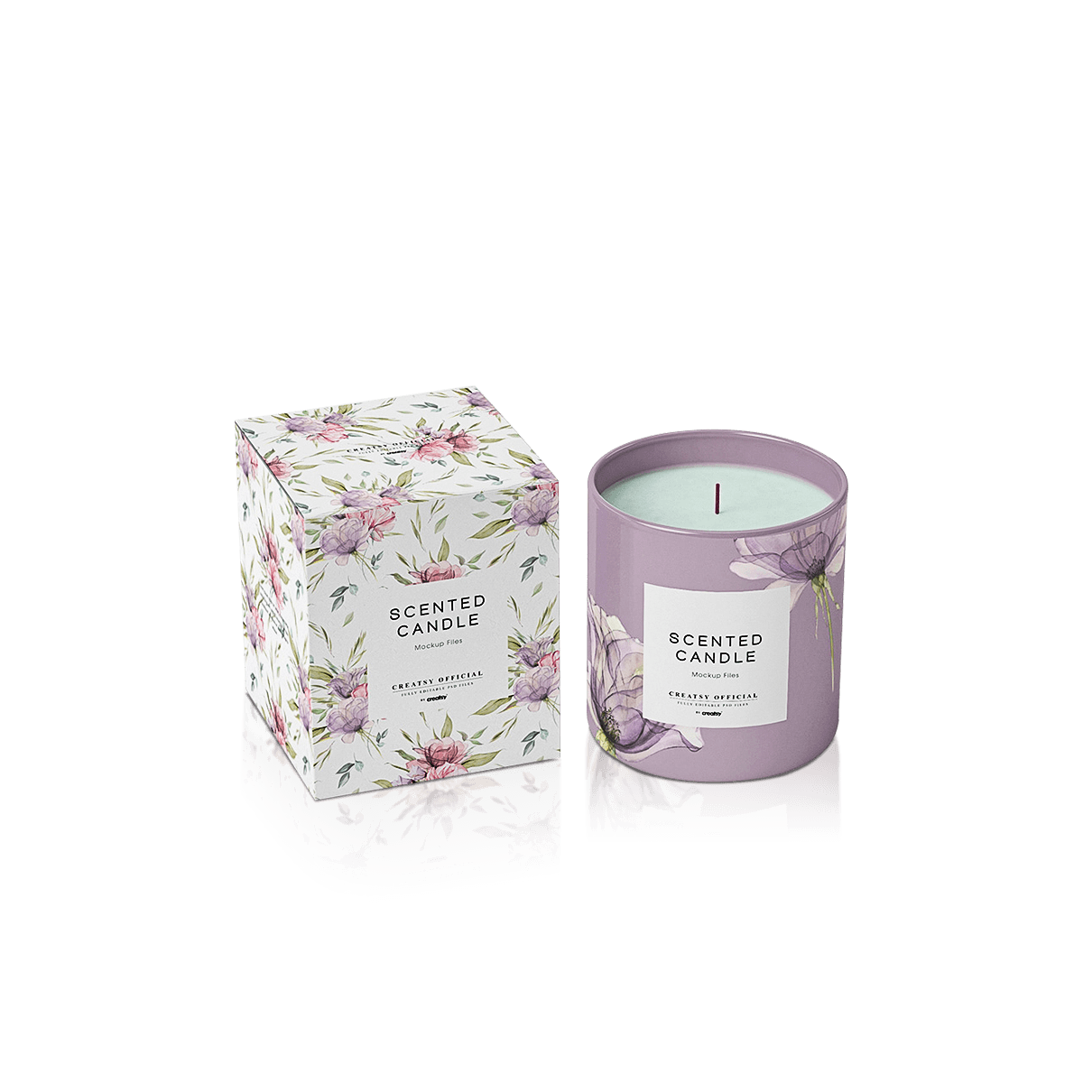 Custom candle boxes for glass jar candles with fitted inserts, printed panels and premium retail presentation