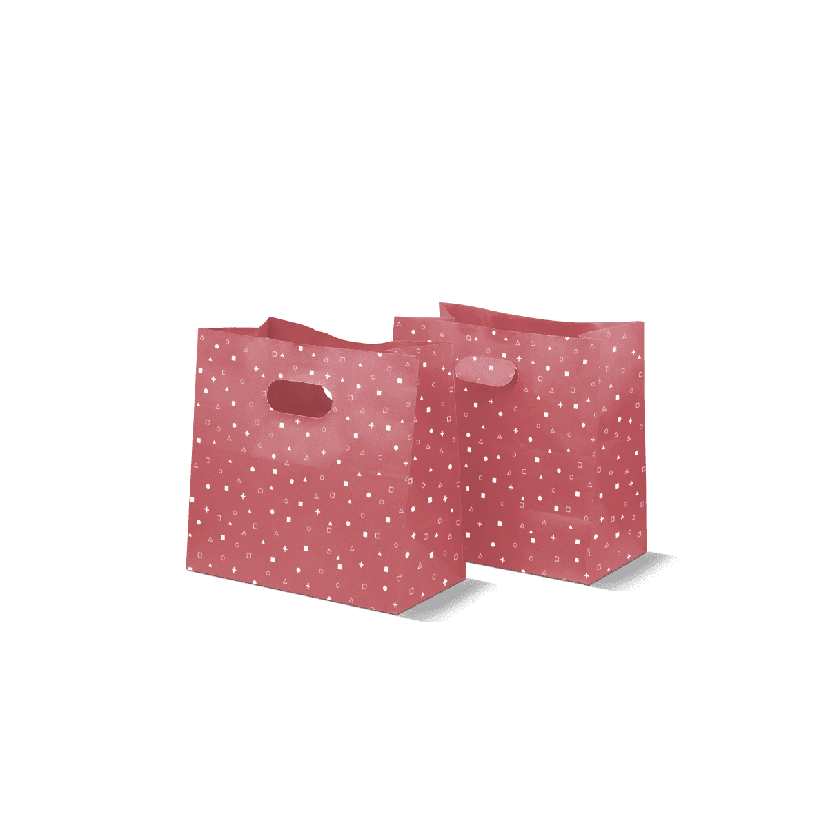 Custom retail paper bags with reinforced handles, strong gussets and premium print for fashion, beauty and gifts.