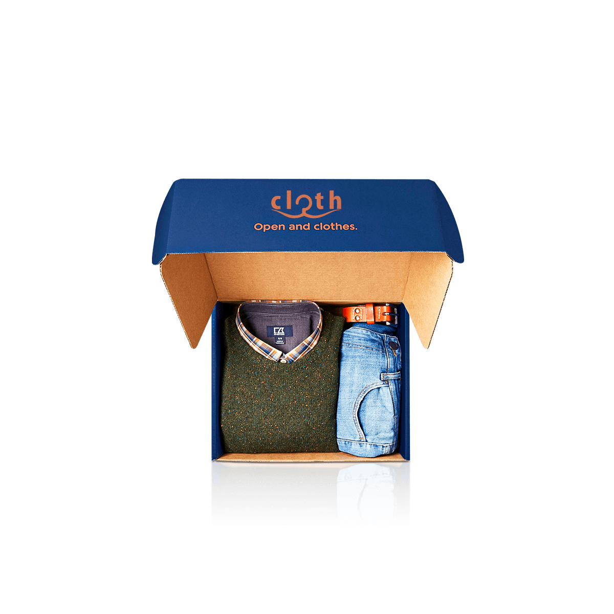 Custom clothing boxes with folded garments, branded print and a fitted presentation for retail, gifting and online orders