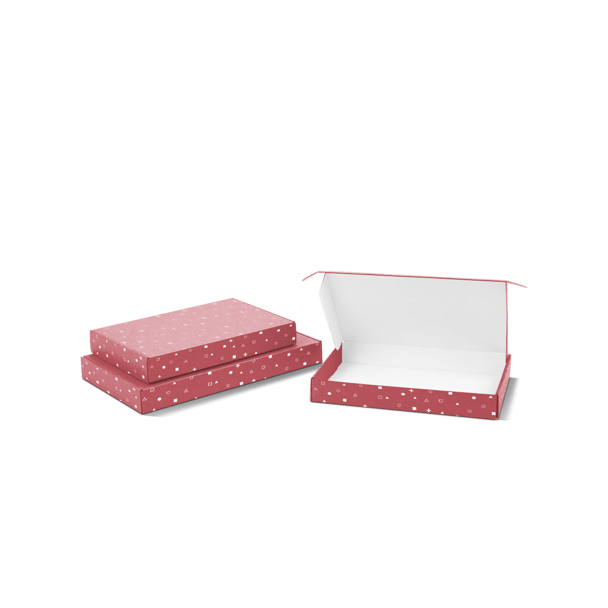 Slim custom letterbox boxes with low-profile corrugated construction, printed branding and a secure postal fit.