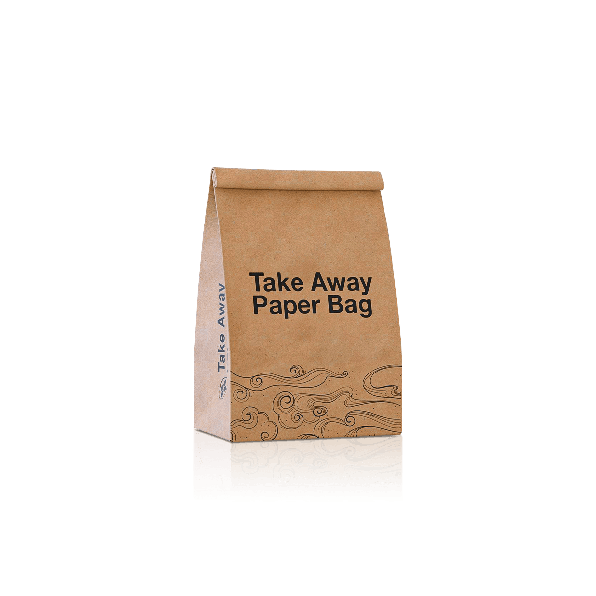Custom cafe packaging featuring branded cups, sleeves, bags and food boxes for coordinated takeaway service
