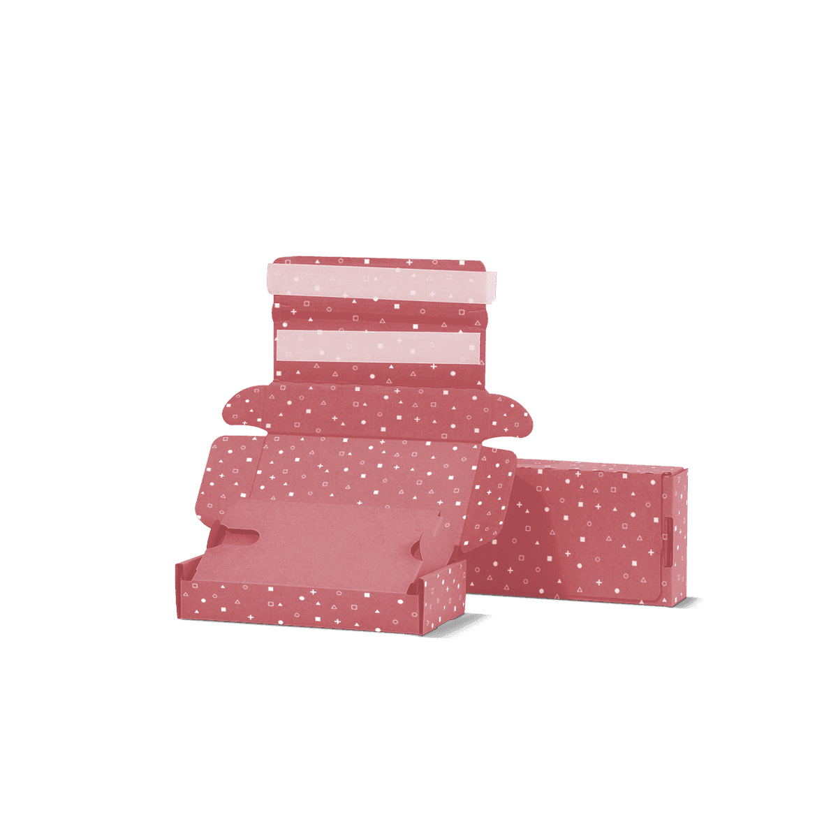 Custom self-seal mailer box shown with a peel-and-seal adhesive strip for faster ecommerce packing