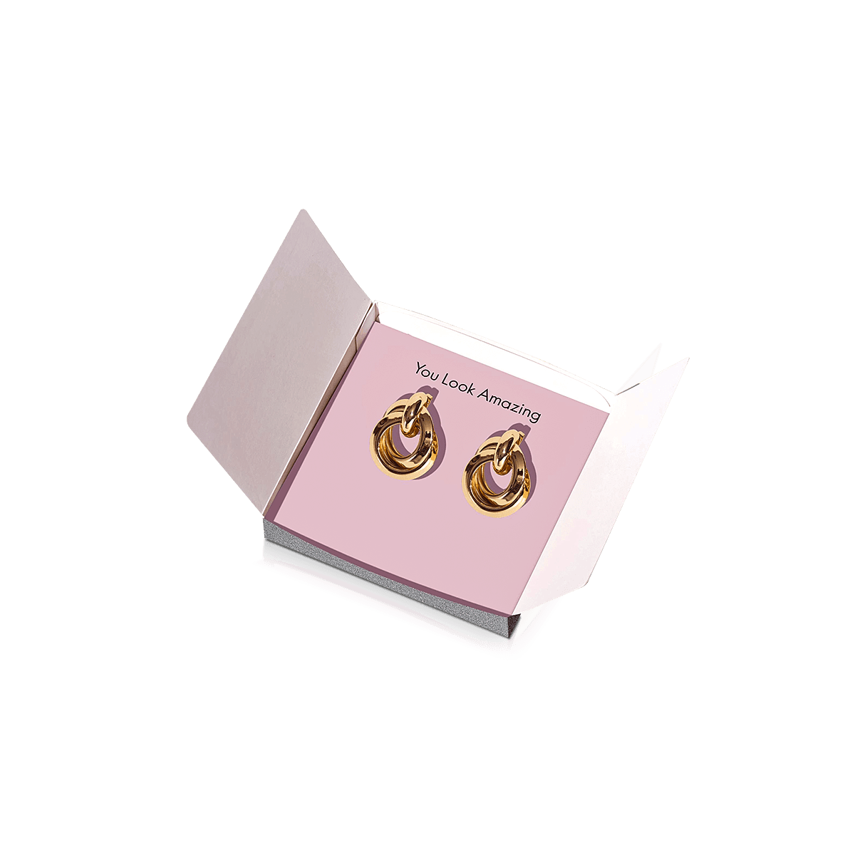 Custom earring boxes with fitted card or cushioned inserts holding pairs securely for neat retail and gift presentation.